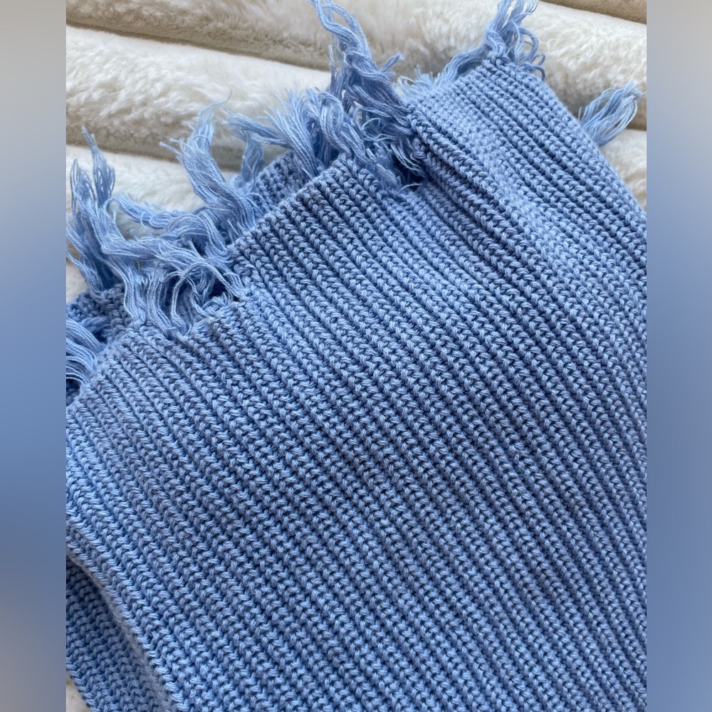 ❤️‍🔥BLUE KNITTED SWEATER - Picture 4 of 4